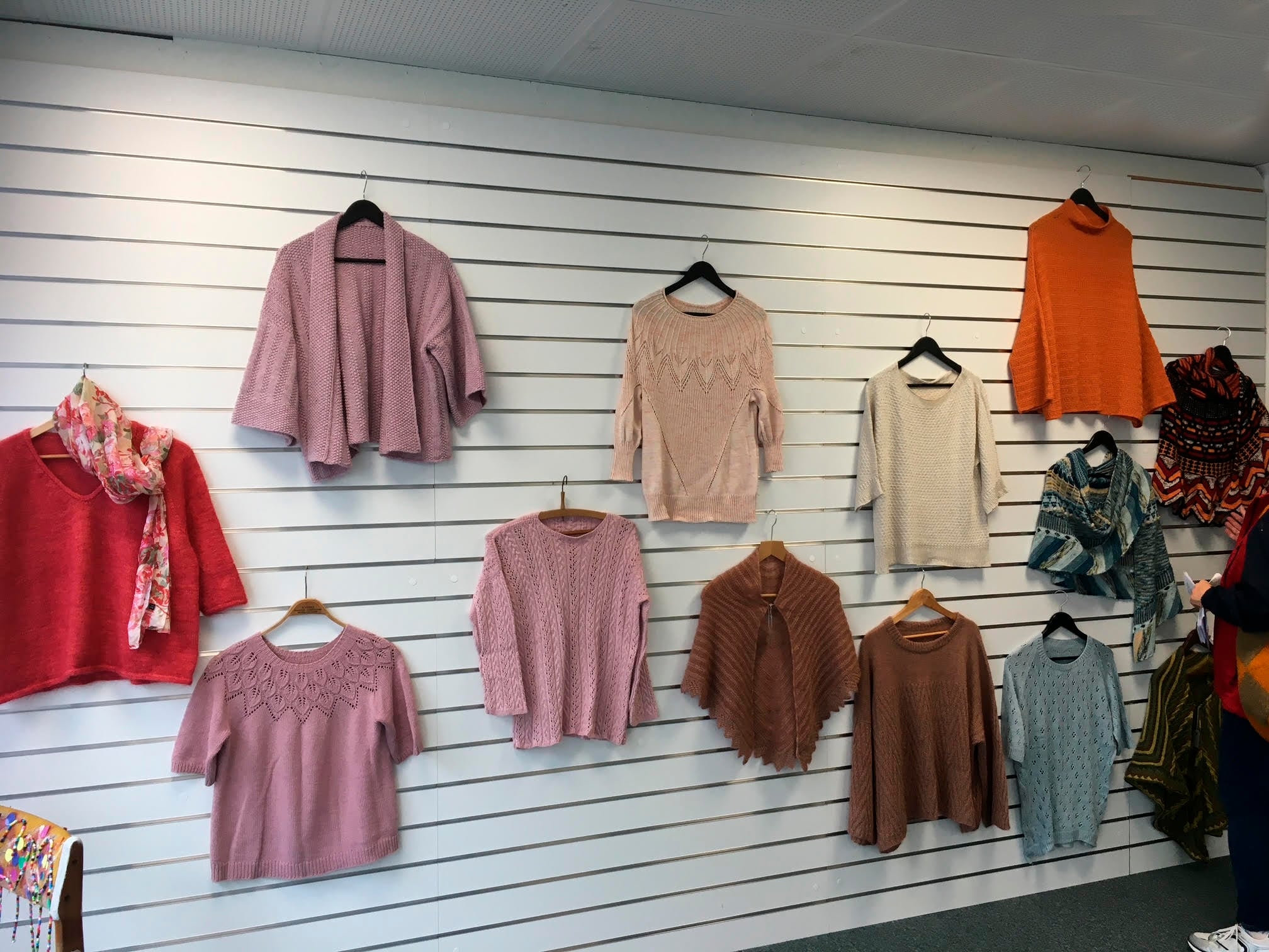 Strikkede bluser, craft days 2024